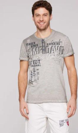 CAMP DAVID Rundhalsshirt aus Baumwolle