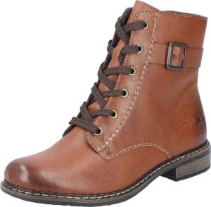 Rieker Schnürstiefelette, Schnürboots, Klassik-Boots, Blockabsatz, in