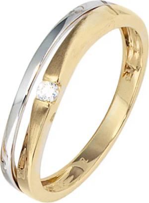 JOBO Goldring, 333 Gelbgold Weißgold mit