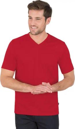 Trigema T-Shirt TRIGEMA V-Shirt DELUXE Baumwolle