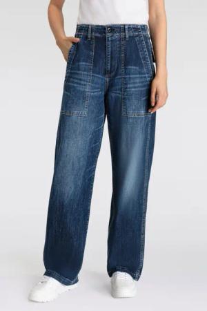 Herrlicher 5-Pocket-Jeans Fatique Women Wide Recycled