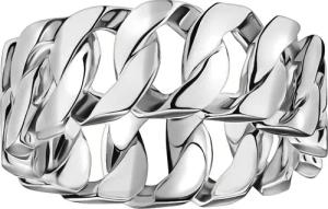 THOMAS SABO Fingerring Breiter Kettenglieder-Ring, TR2497-413-39-54-68,