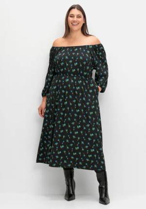Sheego Druckkleid Große Größen mit variablem