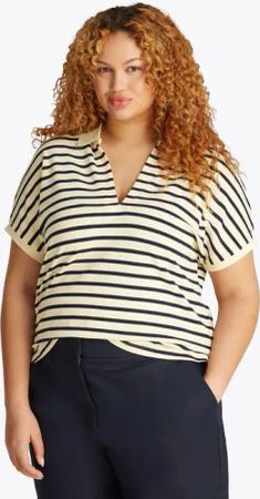 Tommy Hilfiger Curve Poloshirt CRV LYOCELL
