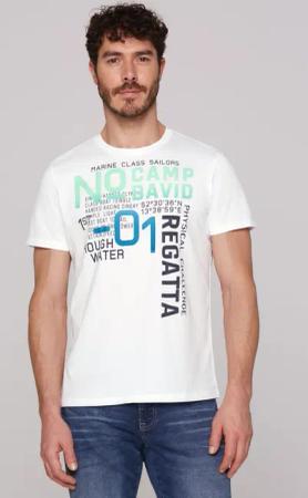 CAMP DAVID Rundhalsshirt aus Baumwolle
