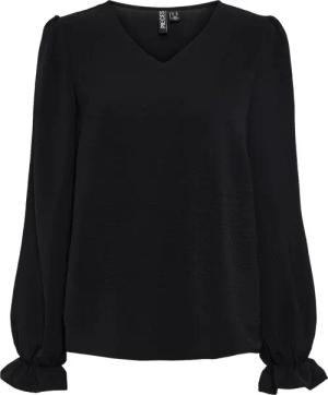 pieces Langarmshirt PCTIFFANY LS V-NECK TOP