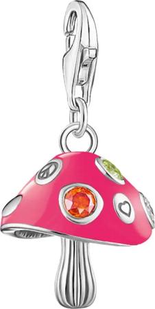 THOMAS SABO Charm-Einhänger Charm Bunter Pilz,
