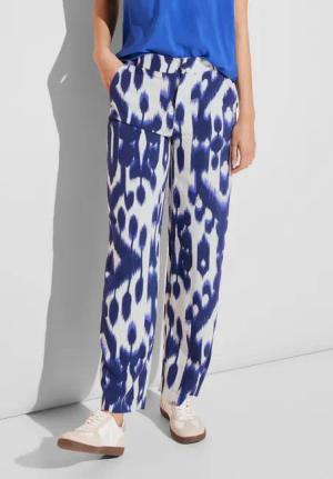 STREET ONE Stoffhose High Waist