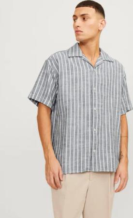 Jack & Jones Kurzarmhemd JORCABANA STRIPE