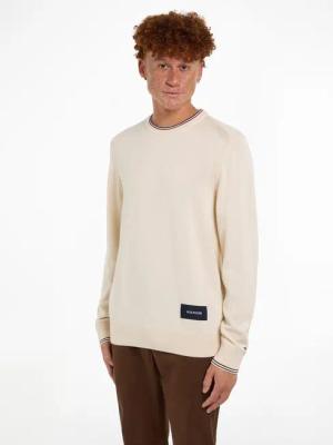 Tommy Hilfiger Rundhalspullover RWB COTTON CREW