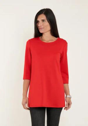 Seidel Moden 3/4-Arm-Shirt mit 3/4 Ärmeln,