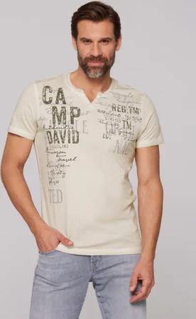CAMP DAVID Rundhalsshirt aus Baumwolle