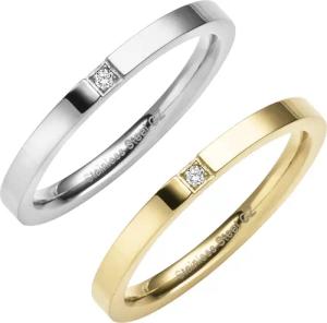 Zeeme Fingerring Edelstahl 2tlg. Set mit