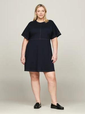 Tommy Hilfiger Curve Blusenkleid CRV GLOBAL