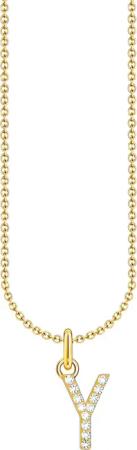 THOMAS SABO Kette mit Anhänger Buchstabe,