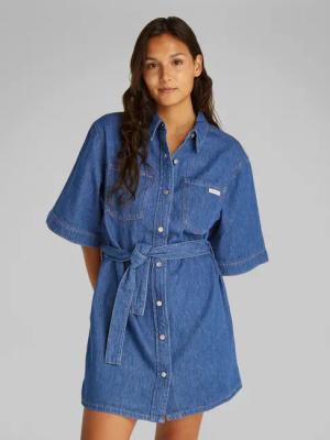 Calvin Klein Jeans Jeanskleid LINEN BOXY