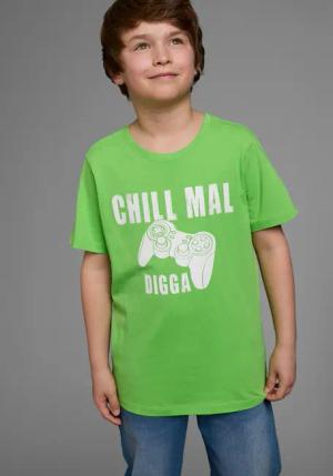KIDSWORLD T-Shirt Mit Spruch: CHILL MAL
