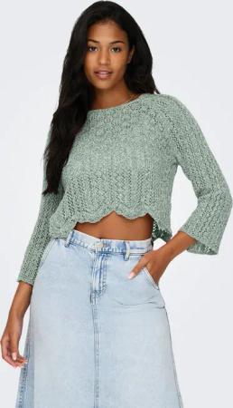 ONLY Rundhalspullover ONLNOLA LIFE 3/4 PULLOVER