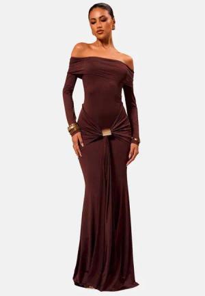 Moda Minx Jerseykleid Samantha Off Shoulder