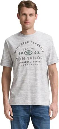 TOM TAILOR T-Shirt mit Logo Print