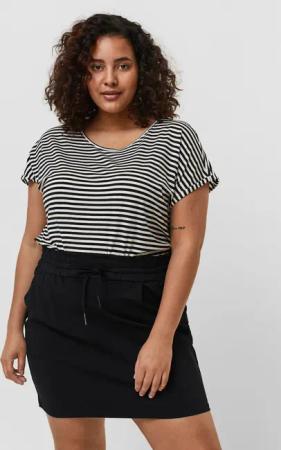 Vero Moda Curve Kurzarmshirt VMAVA PLAIN