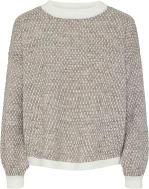 pieces Rundhalspullover PCDILIPPA LS O-NECK KNIT