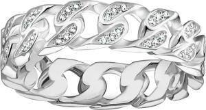 THOMAS SABO Fingerring Kettenglieder-Ring Silber mit