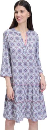 Cartoon Druckkleid Cartoon Damen Sommerkleid Casual-Kleid