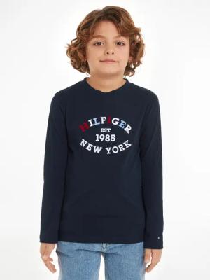 Tommy Hilfiger Langarmshirt MONOTYPE FLOCK REGULAR
