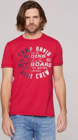 CAMP DAVID Rundhalsshirt aus Baumwolle