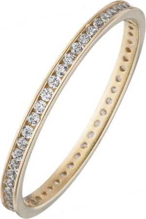 JOBO Fingerring schmal, 333 Gold mit