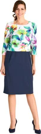 HERMANN LANGE Collection Cocktailkleid mit Blumenprint
