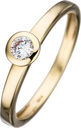 JOBO Goldring, 333 Gold mit Zirkonia
