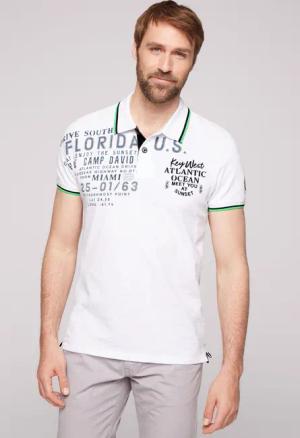 CAMP DAVID Poloshirt mit stylischem Seitenschlitz