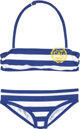 Bench. Bandeau-Bikini mit trendigen Streifen