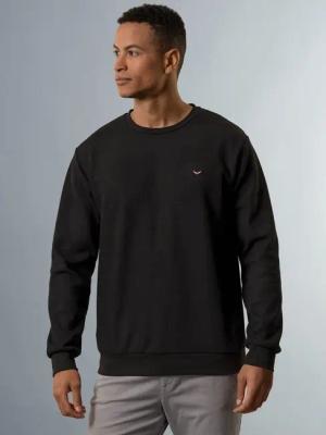 Trigema Sweatshirt TRIGEMA Sweatshirt in Waffeloptik