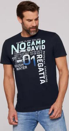 CAMP DAVID Rundhalsshirt aus Baumwolle