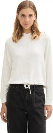 TOM TAILOR Denim Kapuzensweatshirt mit Kordelzug