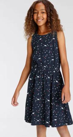 KangaROOS Jerseykleid, Skaterkleid in schönen Allover-Muster