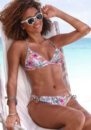 Venice Beach Triangel-Bikini-Top Summer, mit gekreuzten