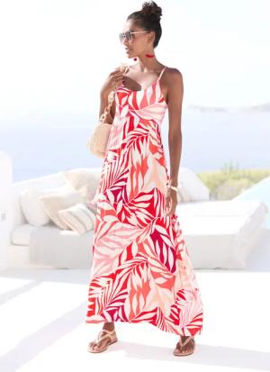 LASCANA Maxikleid mit tiefem Rückenausschnitt