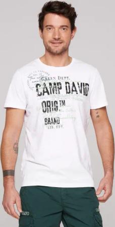 CAMP DAVID Rundhalsshirt aus Baumwolle