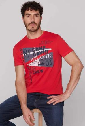CAMP DAVID Rundhalsshirt aus Baumwolle
