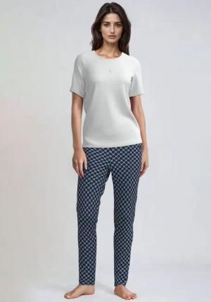 JOOP! Pyjamahose Cosy mit Tunnelzug und