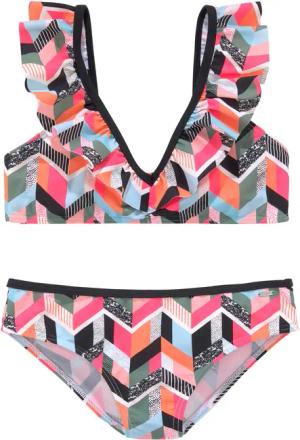 Buffalo Bustier-Bikini mit geometrischem Print