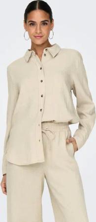 JDY Hemdbluse JDYSAY L/S LINEN LOOSE
