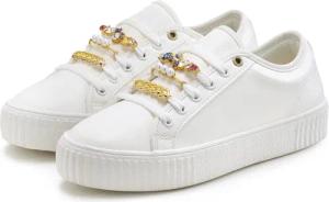 LASCANA Sneaker aus Textil, Plateausohle, Schnürhalbschuhe,