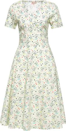 QueenKerosin Sommerkleid Retro Cats (1-tlg) mit
