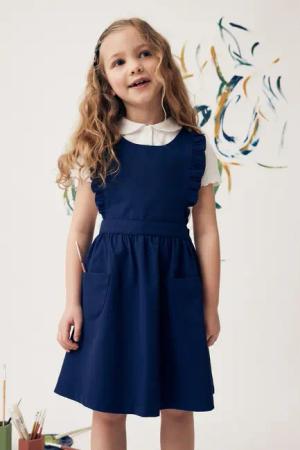 Next Latzkleid Schulkleidung Latzkleid mit Rüschendetail