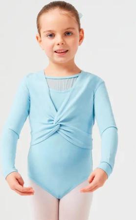 tanzmuster Crop-Top Langarm Ballett Top Mia